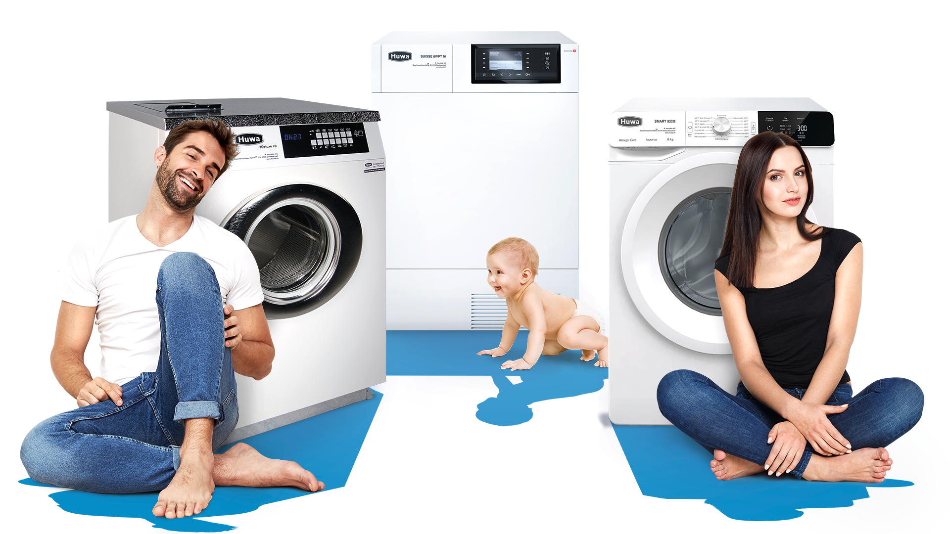 
                                                        Huwa – Waschmaschinen und Wäschetrockner diese Schweizer gehören zu Ihrer Familie.
                                                        